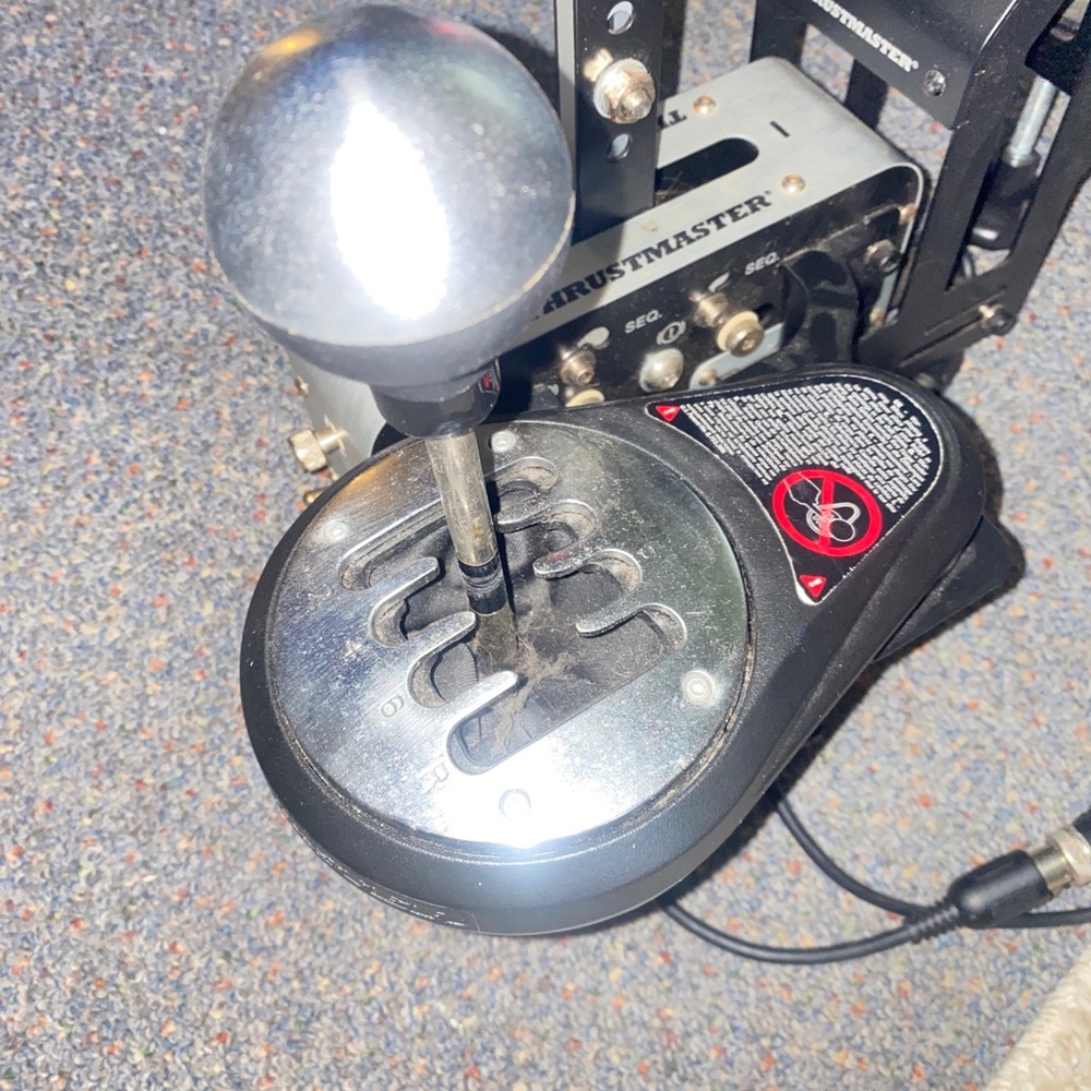 Thrustmaster brake gear shifter cables and clamp - Picture 6 of 9